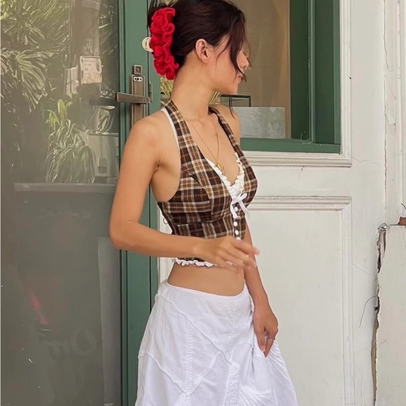 Brand new brown halter top - Picture 3 of 3